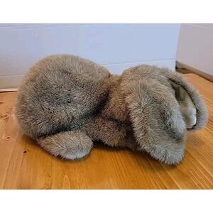 Folkmanis Baby Lop Eared Bunny Rabbit Plush Hand Puppet Brown Tan Toy 11 inch